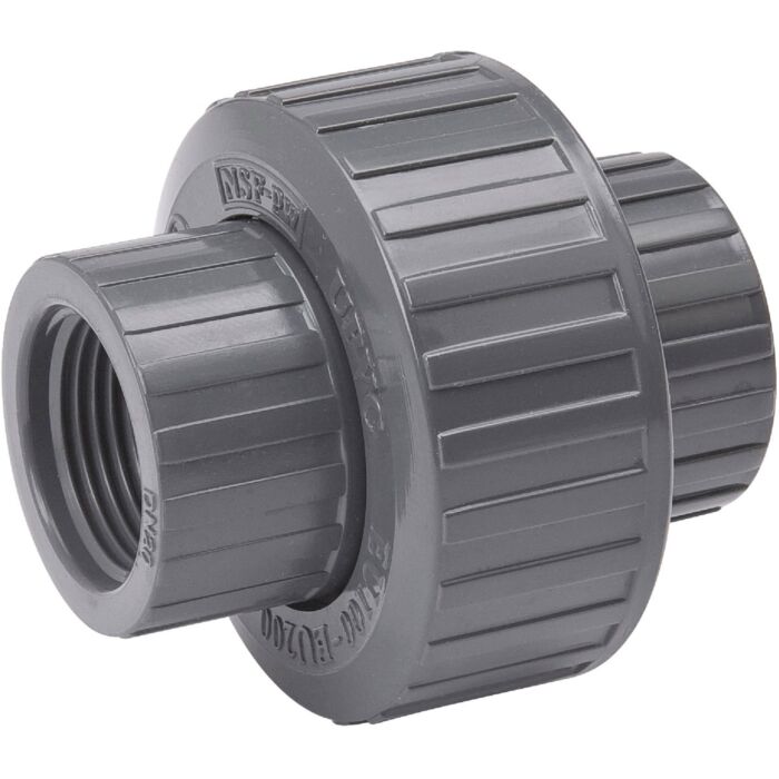 Boshart Industries 2" UNION - O-RING FIPT X FIPT SCHEDULE 80 PVC