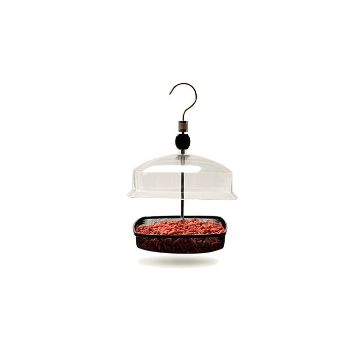 Unipet PMF1 Premium Domed 2 oz Dried Mealworm Premium Domed Feeder