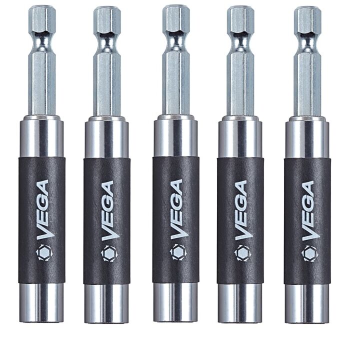 VEGA Mag Bit Holder w/ Finder Sleeve x 4-3/4" 5pk