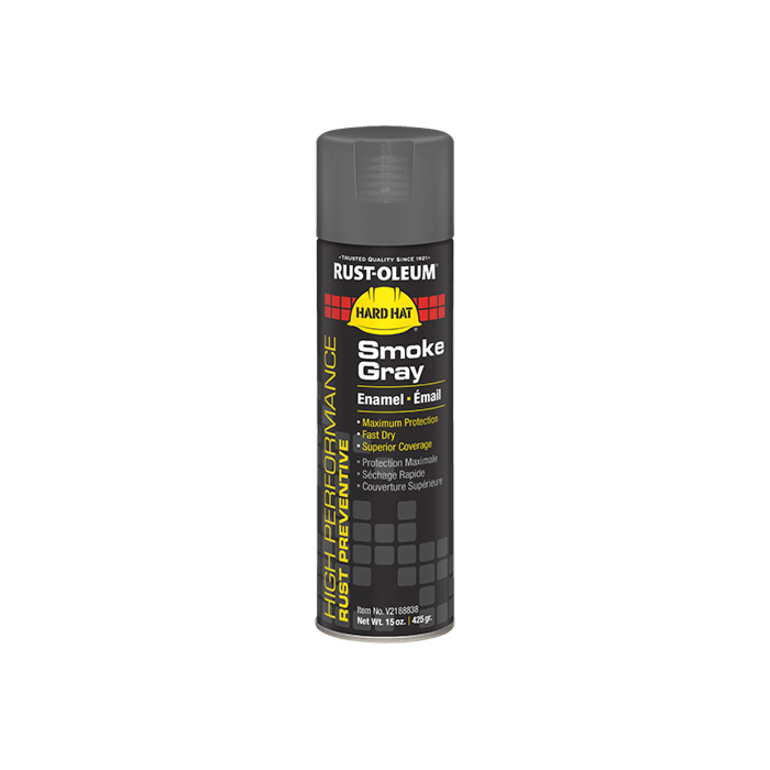 Rust-Oleum High Performance - V2100 System Enamel Spray Paint - Colors - Smoke Gray