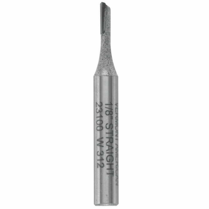 Vermont American 1/8 In. x 5/16 In. Carbide Tipped 1-Flute Straight Bit