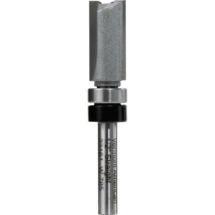 Vermont American Carbide Tip 1/2 In. Trimming Straight Bit