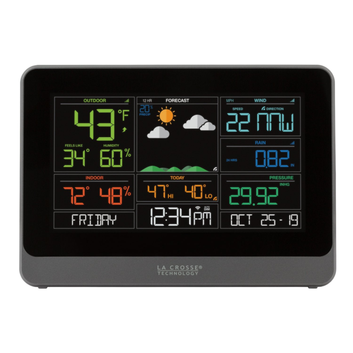 La Crosse Technology Complete Personal Wi-Fi Weather Station with AccuWeather