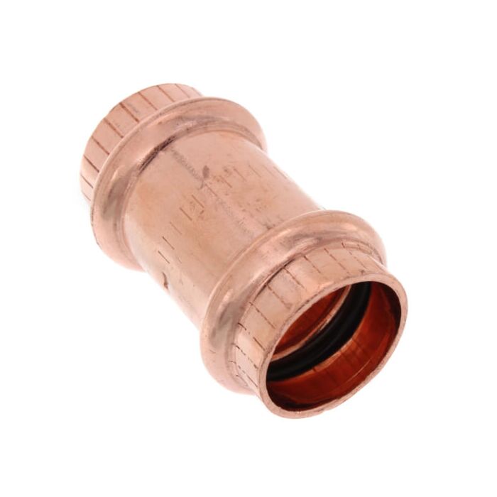 3/4 in Copper Pipe Coupling with Stop