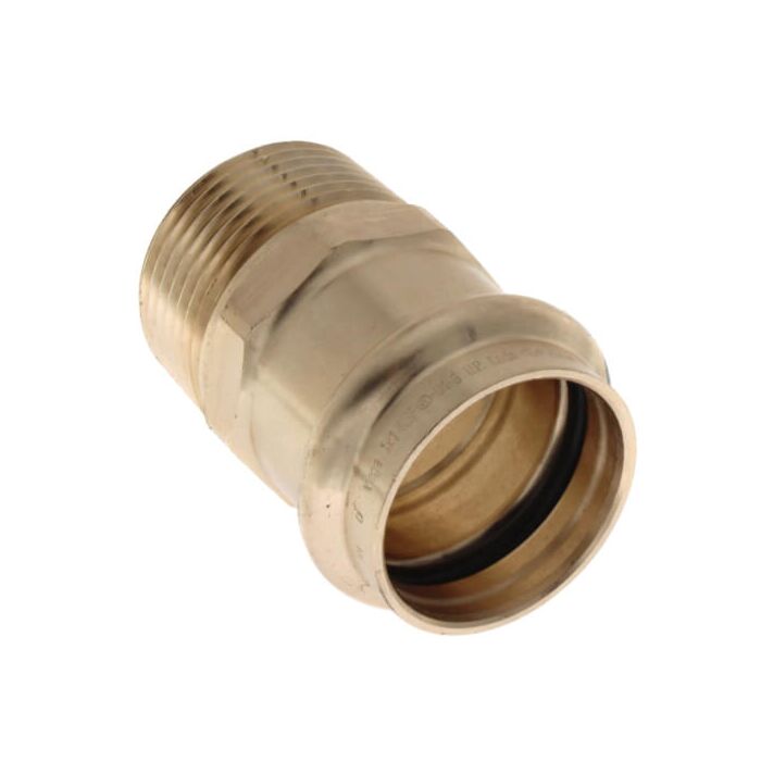 1 x 1 in Press x MPT Bronze Lead Free Pipe Male Adapter