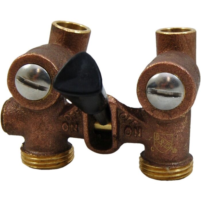 SharkBite™ MPT 3/4 in Bronze Washing Machine Valve