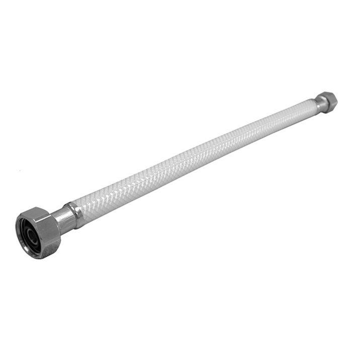 Jones Stephens 1/2" FIP x 1/2" FIP Braided Nylon Faucet Connector, 20" Length