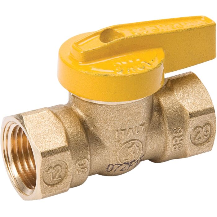 ProLine Series ProLine 3/4 In. FIP x 3/4 In. FIP Forged Brass Gas Ball Valve, 1-Piece Body
