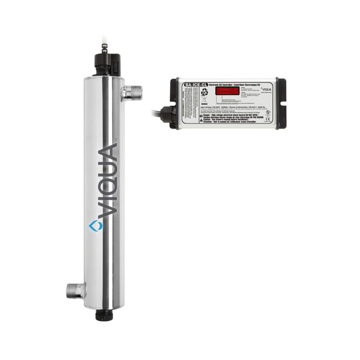 VIQUA® 3/4 in-1 MNPT 23-1/2 in x 3-1/2 in 60 W Whole Home UV System