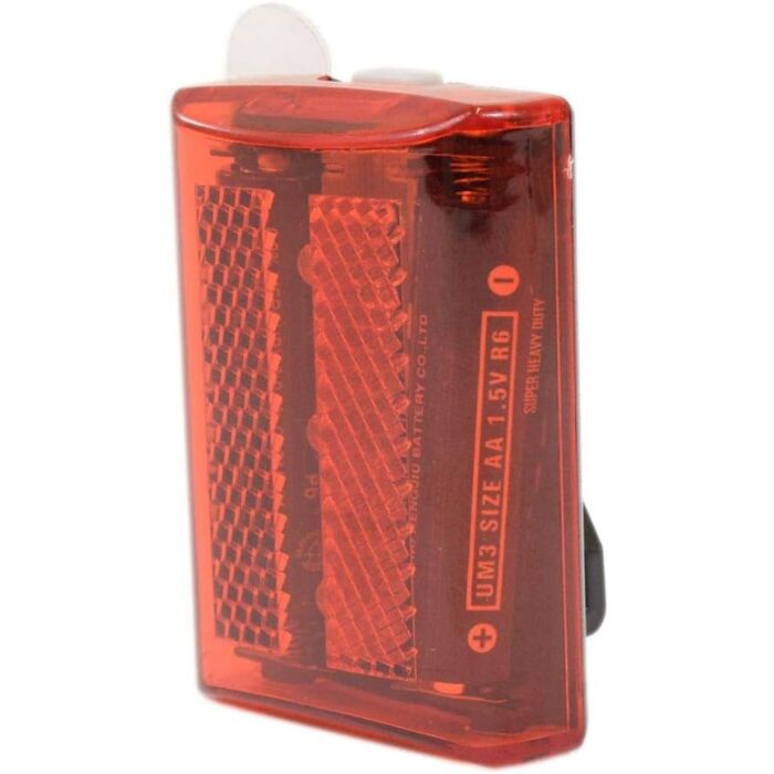 Diamond Visions Inc Red Emergency Flasher with Battery