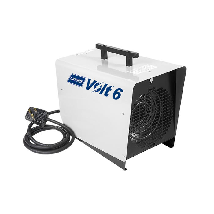 L.B. White 20500 Btu/hr 240 V 25 A Portable Air Forced Electric Heater