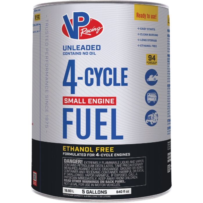 VP Racing Fuels Ethanol-Free 4-Cycle Fuel - 5 gal