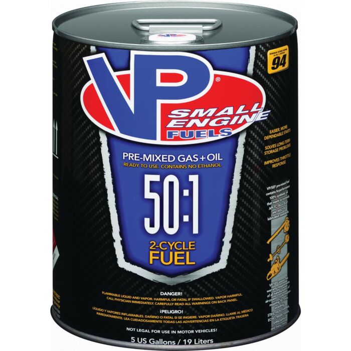 VP Racing Fuels 50:1 Ethanol-Free Gas & Oil Pre-Mix - 5 gal