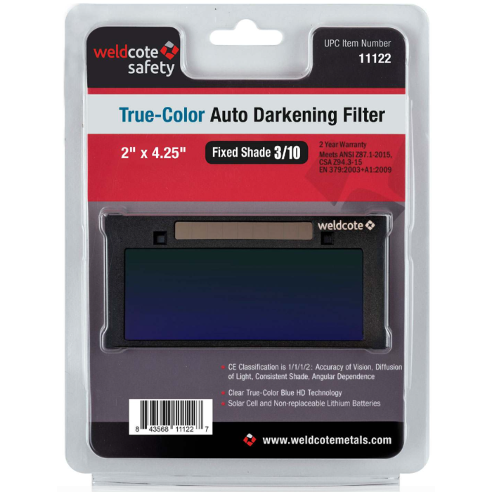 Weldcote Auto Darkening Filter 2" x 4.25"