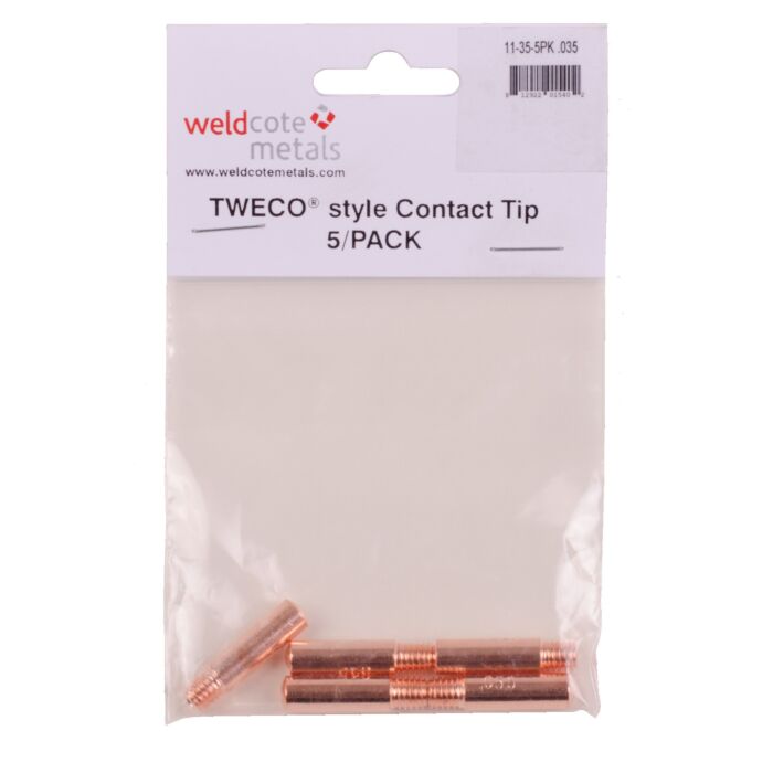 Weldcote Tweco Contact Tip 5 Pack 11-35