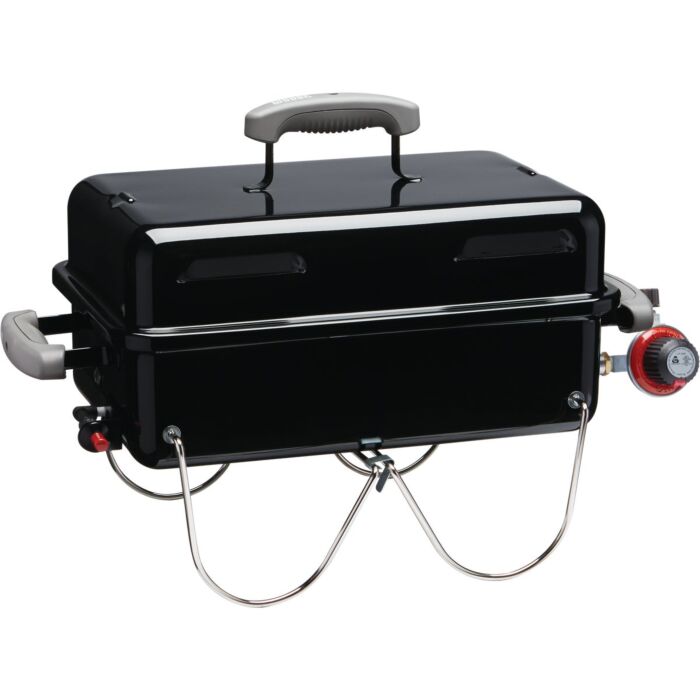 Weber Go-Anywhere 1-Burner Gas Grill (Black) 6,500-BTU LP