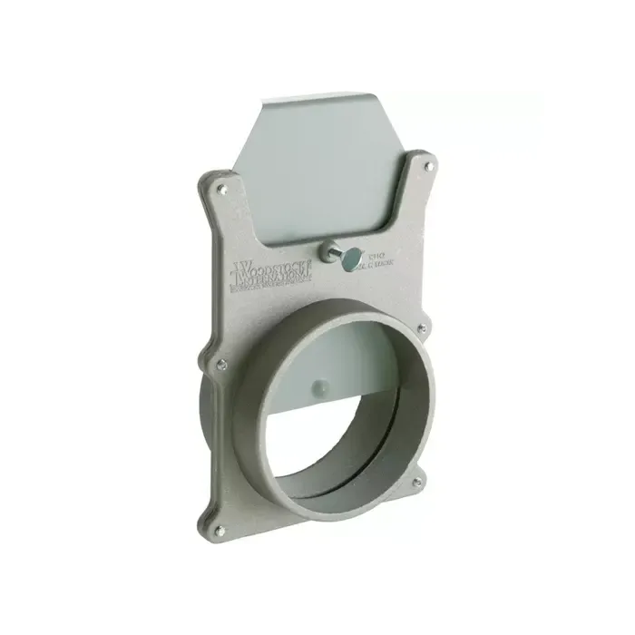 SHOP FOX Cast Aluminum 4 in OD Blast Gate