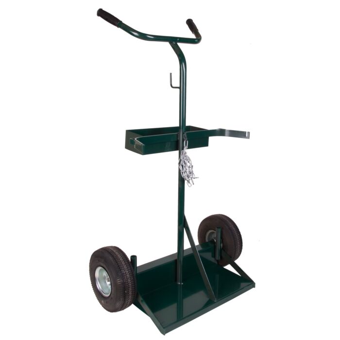 Airgas 10-1/2 in Harper Green Deluxe Uni-Handle Cylinder Hand Truck
