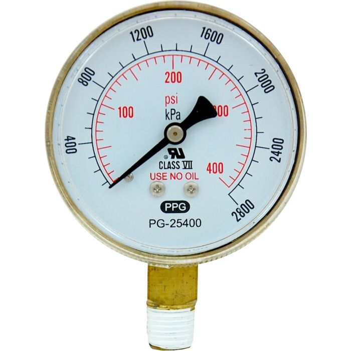 Best Welds® 2-1/2 in 400 psi 1/4 in NPT Replacement Pressure Gauge