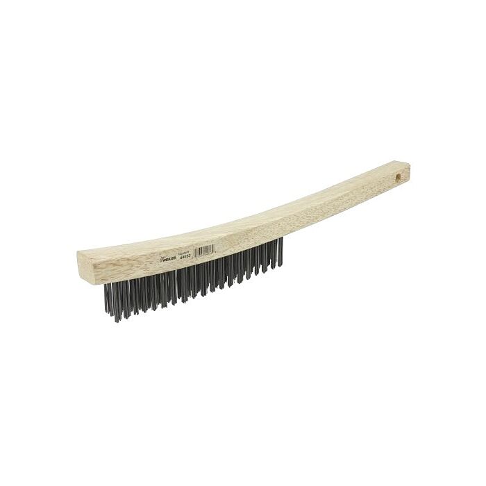Weiler Hand Wire Scratch Brush w/ Curved Handle