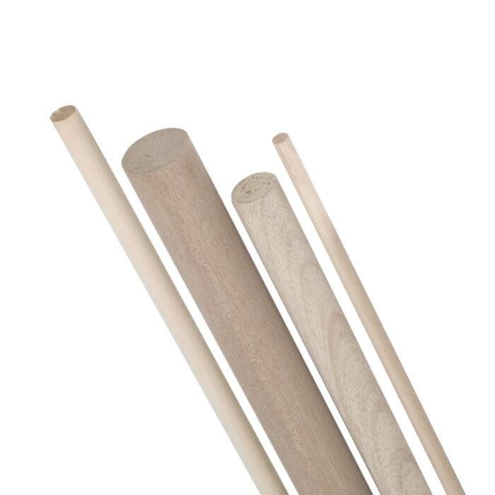 Waddell WADDELL 6518U 1-1/8 in 36 in Oak Round Dowel
