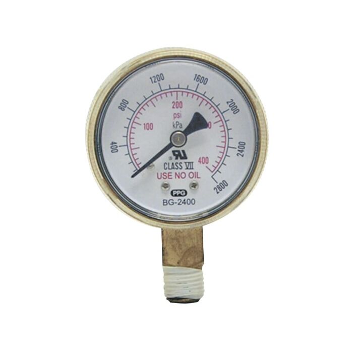 WIKA 1-1/2 in 30 psi 1/4 in NPT Pressure Gauge