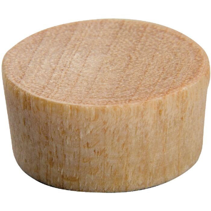 Waddell Do It Birch 1/4 In. Flat Head Plug (18-Count)