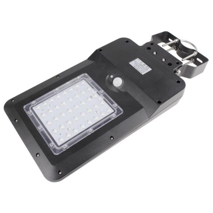 Wagan Tech Motion-Activated Solar Security Light (Black) 1600L