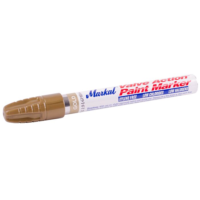 Markal 1/8 in Gold Liquid Fast-Drying Paint Marker