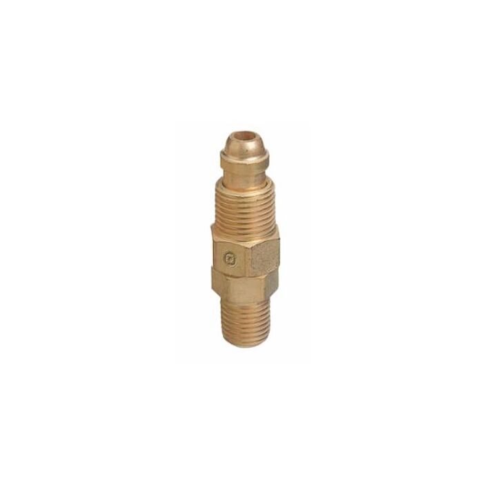 Western Enterprises® 5/8-18 x 1/4 in Male x Male Brass Straight Inert Arc Hose and Torch Adapter