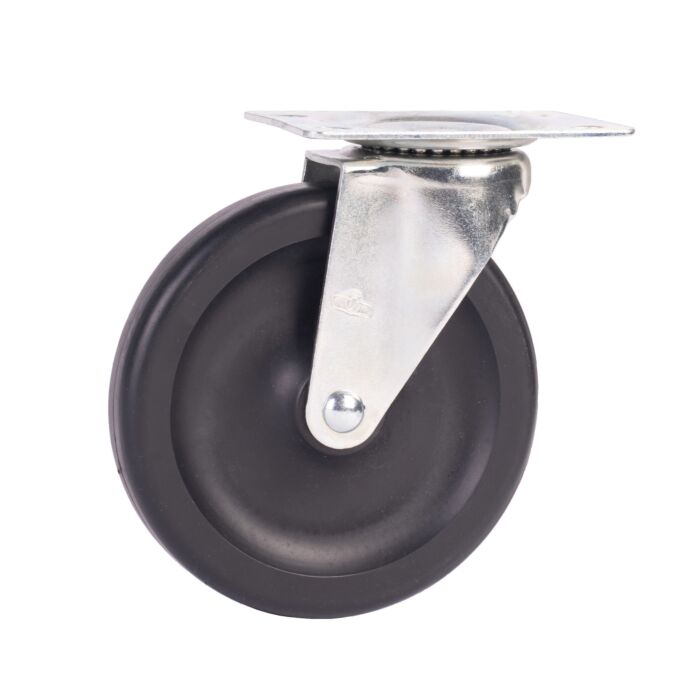 World Casters & Equipment Manufacturing 230 lb 5 in Polyolefin Swivel Caster