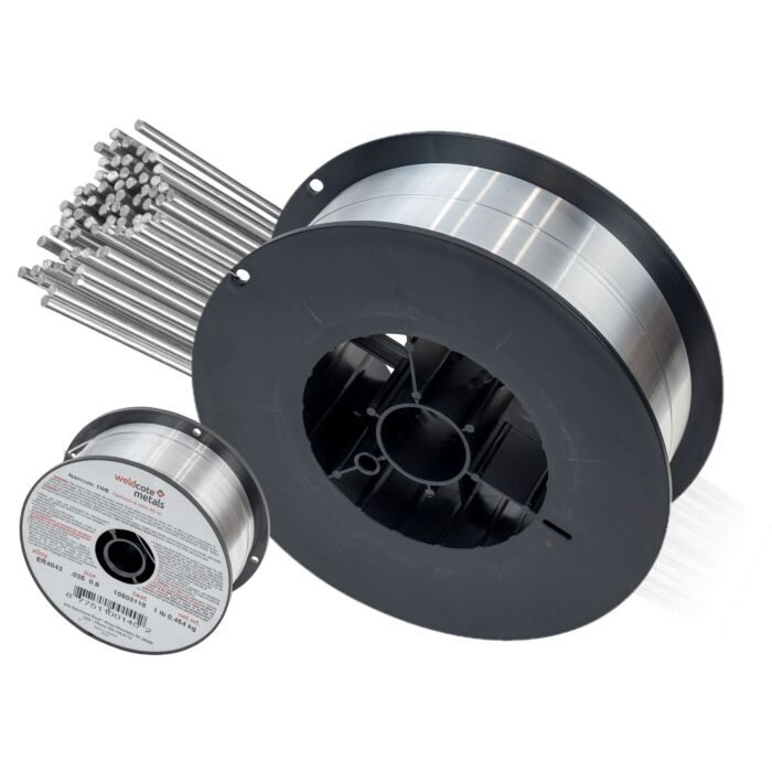 Weldcote 4043 Aluminum MIG Wire, TIG Rod, & Brazing Alloys
