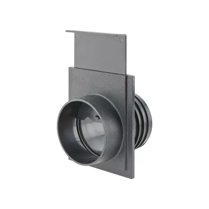 SHOP FOX 4 in x 4 in Left Hand Thread Blast Gate