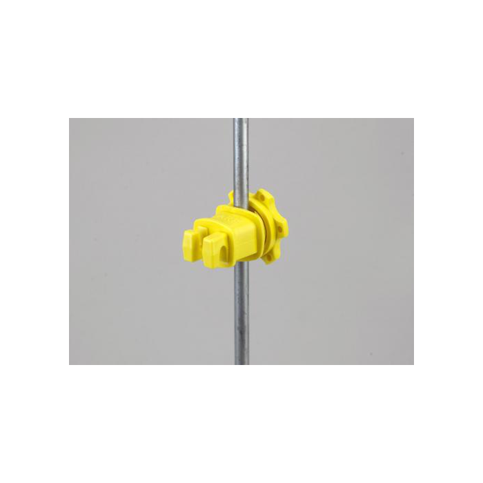 Dare Products WESTERN® SCREW-TIGHT ROUND POST INSULATOR, YELLOW