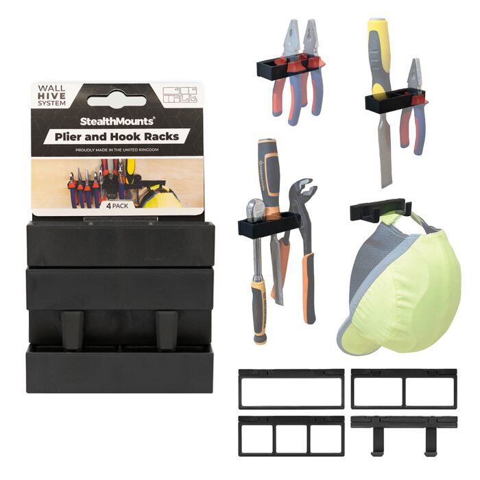 StealthMounts Wall Hive Pliers/Hook Set (4pk)