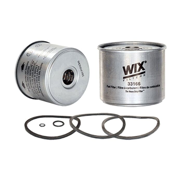 WIX Filters Cartridge Fuel Metal Canister Filter Filter Design Enhanced Cellulose 6 - 8 gpm Fuel Filter