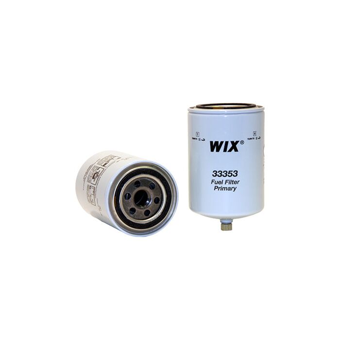 WIX Filters Spin On Fuel Filter Filter Design 13/16 x 18 in Thread Size Enhanced Cellulose Fuel Filter