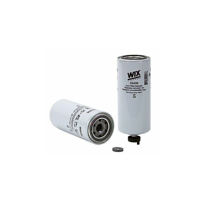 WIX Filters Spin-On Fuel/Water Separator Filter Filter Design 1 X 14 in Thread Size Enhanced Cellulose Full Flow Fuel Filter