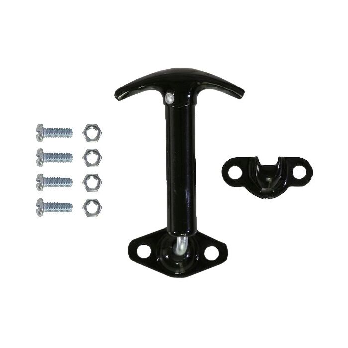 Buyers Black Enamel Spring-Loaded Hood Latch