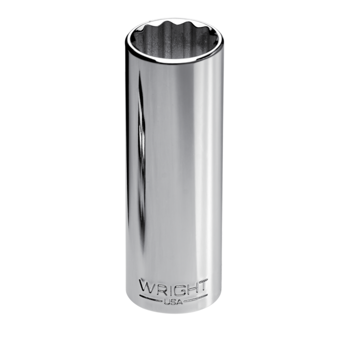 Wright Tool 1/4" Drive 12 Point Deep Socket - 7/32"