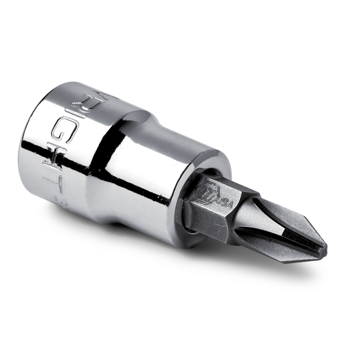 Wright Tool 3/8" Drive Screwdriver Socket w/Standard Phillips Bit - #2