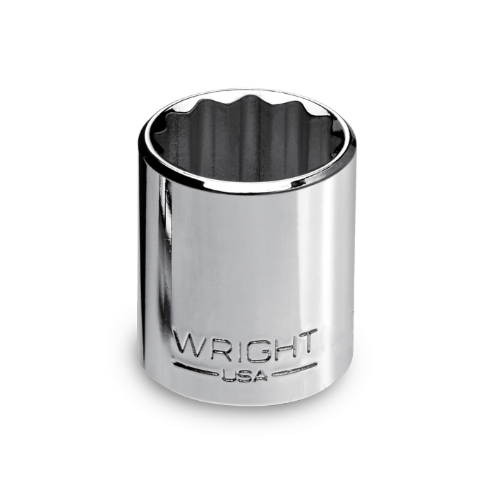 Wright Tool 1/2" Drive 12 Point Standard Metric Socket - 25mm