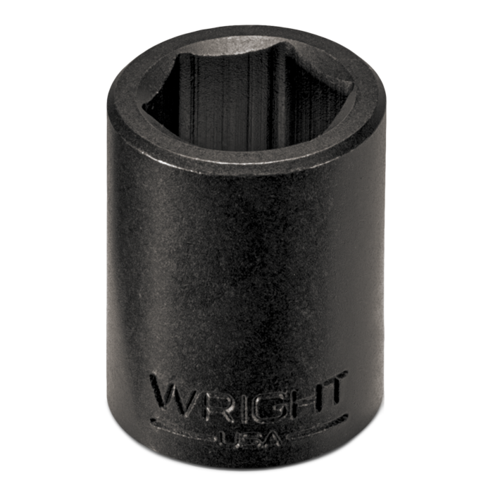 Wright Tool 1/2" Drive 6 Point Standard Metric Impact Socket - 25mm