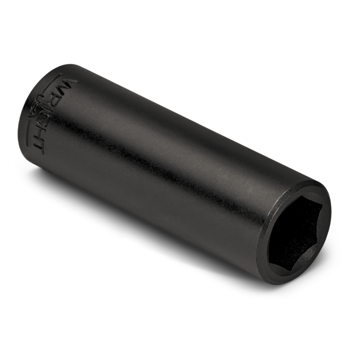 Wright Tool 1/2" Drive 6 Point Deep Metric Impact Socket - 17mm
