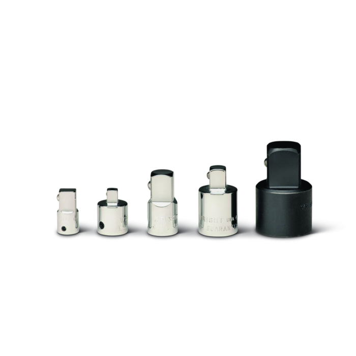 Wright Tool Multi-Drive 5 Piece Set - Adaptor 1/4"F x 3/8"M, 3/8" F x 1/4"M, 3/8"F x 1/2"M, 1/2"F x 3/8"M, 1/2"F x 3/4"M Impact w/Ball Lock