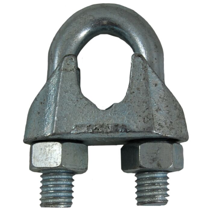 1/4 in 7 in Malleable Iron Wire Rope Clip