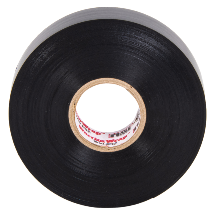 WarriorWrap Heavy Duty Black Vinyl Electrical Tape, 8.5mil, 66ft Long