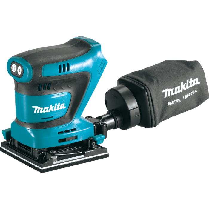Makita LXT® 4-3/8 x 4 in 11000 to 14000 opm 18 V Brushless Cordless Finishing Sander
