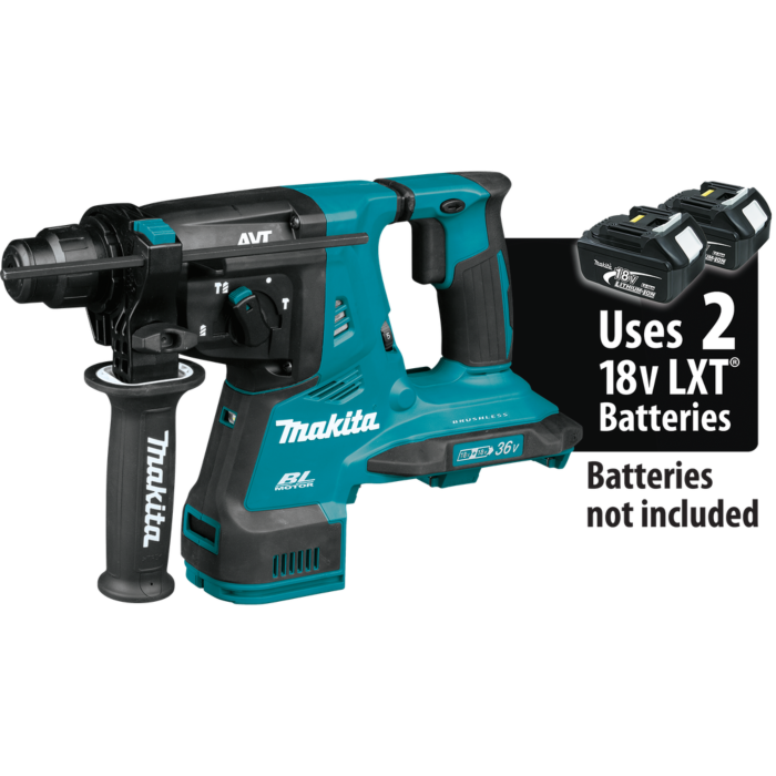 Makita 36V (18V X2) LXT® Brushless 1-1/8" SDS-PLUS AVT® Rotary Hammer, Tool Only