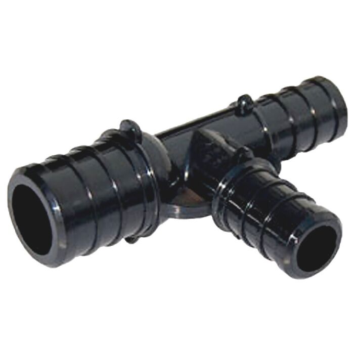 Boshart Industries Tee 3/4 x 1/2 x 1/2 in Crimp PEX Pipe Reducing Tee